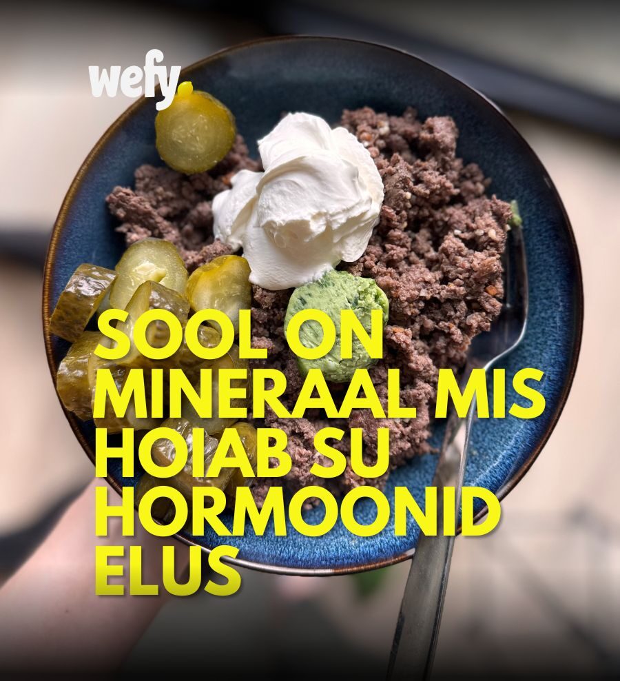 sool on mineraal mis hoiab su hormoonid elus